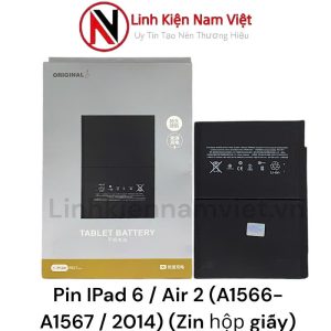 Pin IPad 6 / Air 2 (A1566-A1567 / 2014) (Zin hộp giấy)