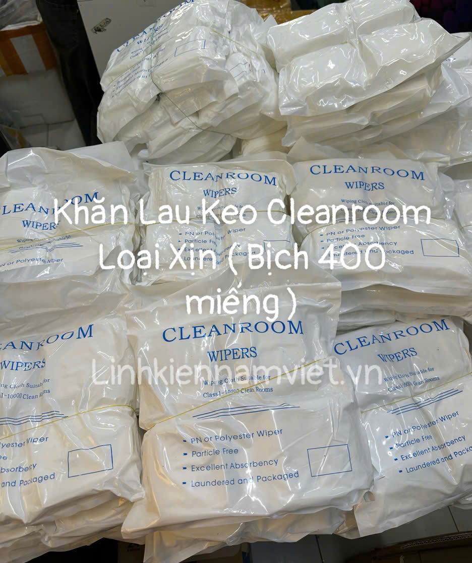 Khăn Lau Keo Cleanroom Loại Xịn ( Bịch 400 miếng )