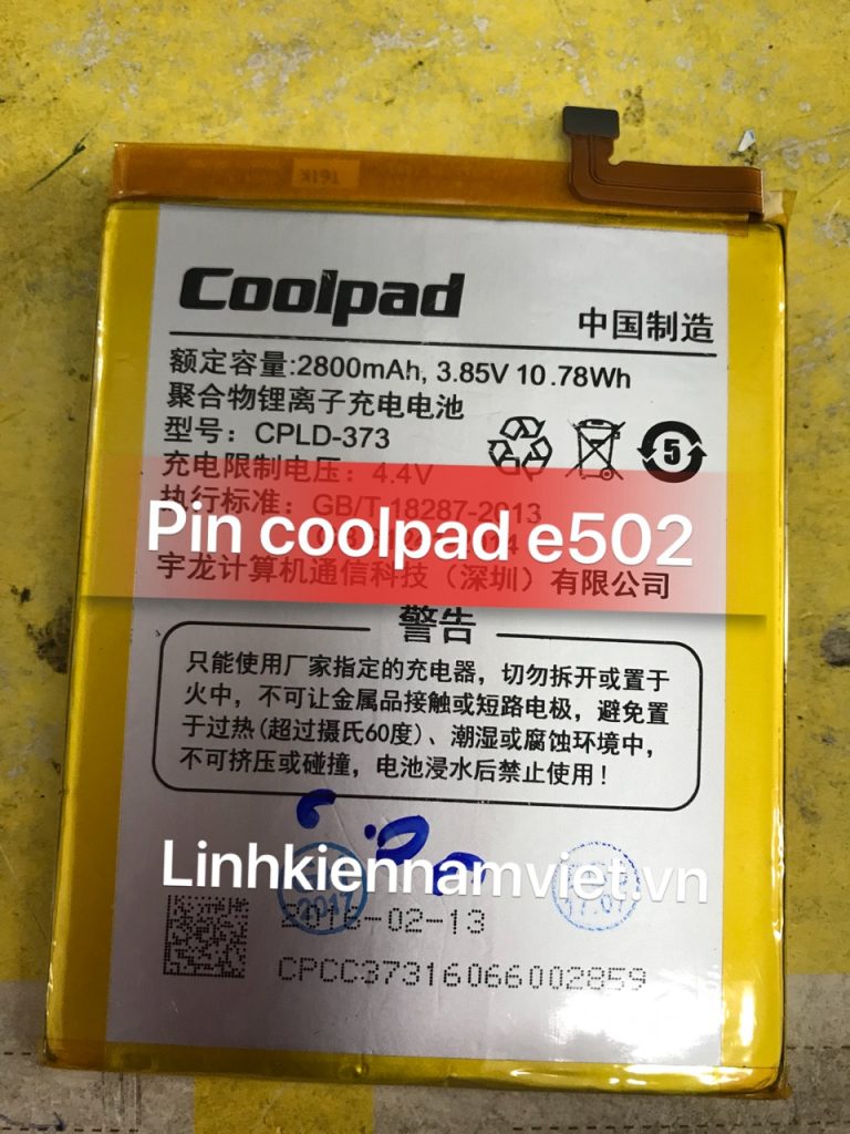 pin Coolpad E502