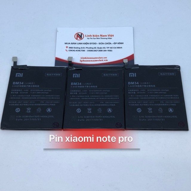 Pin Xiaomi Note Pro