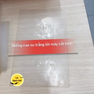 Miếng cao su trắng lót máy cắt kính 10 in