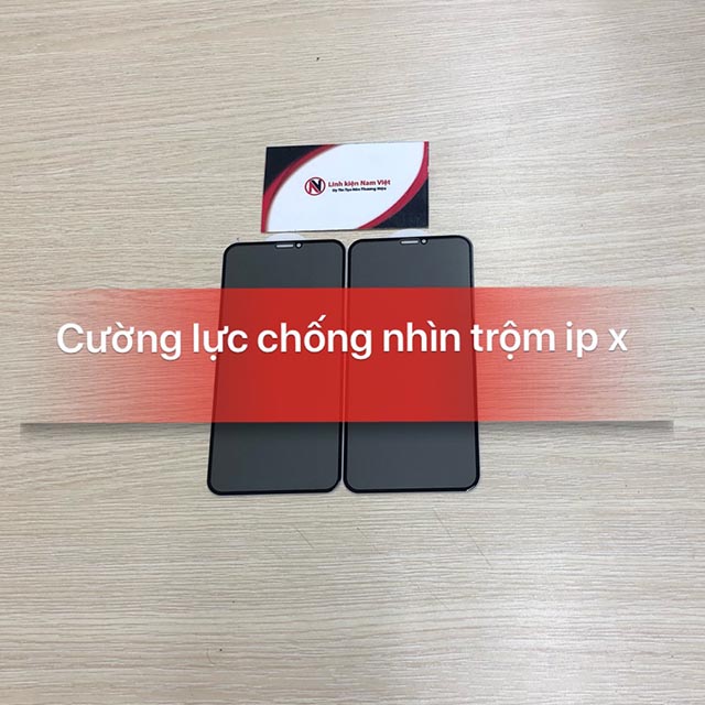 Cường lực chống nhìn trộm iphone X