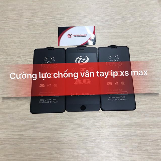 Cường lực chống vân tay Iphone XS Max