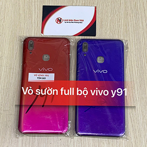 Vỏ bộ Vivo Y91 ZIN có home ( kính camera , bộ nút , khai sim )