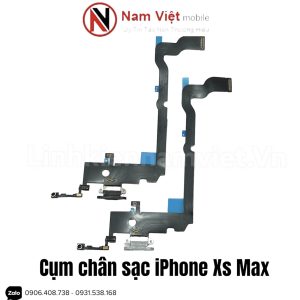 Cụm dây chân sạc Iphone XS Max zin