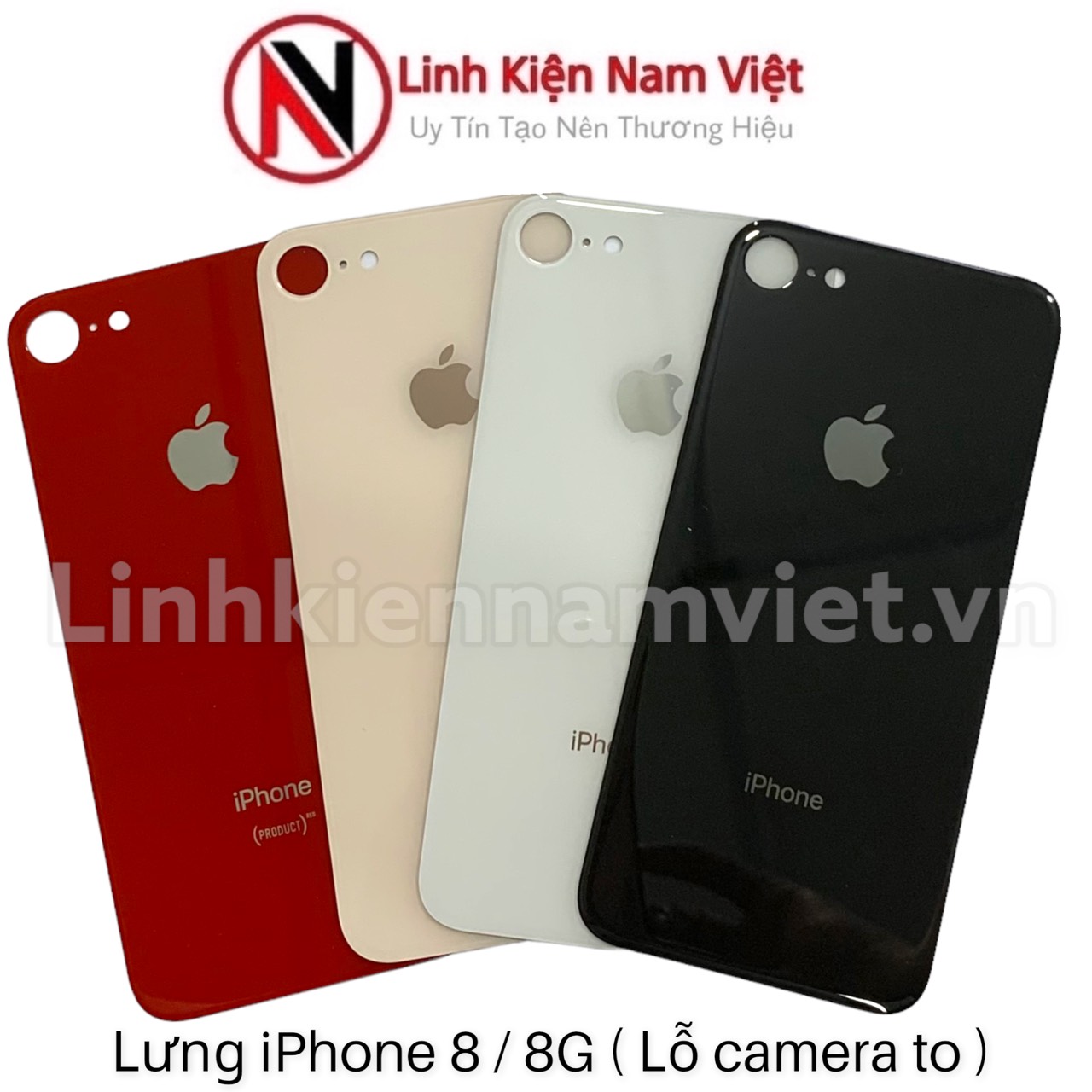 Lưng iP 8G (Lổ camera to)