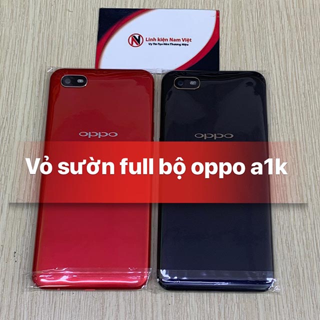 Vỏ sườn full bộ Oppo A1K zin giá sỉ rẻ tại linh kiện nam việt.