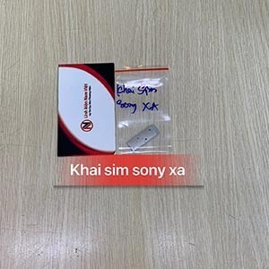 Khai sim Sony XA Khai sim Sony XA