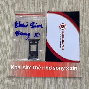 Khai sim thẻ nhớ Sony X