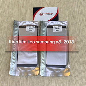 Kính liền keo OCA Samsung A8-2018 Kính liền keo OCA Samsung A8-2018