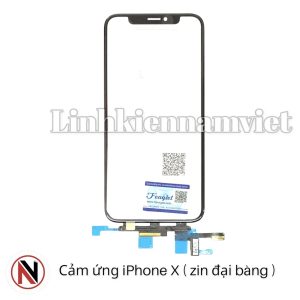 Cảm ứng iPhone X zin socket hàn mạch đồng có ic ( mã đại bàng ).