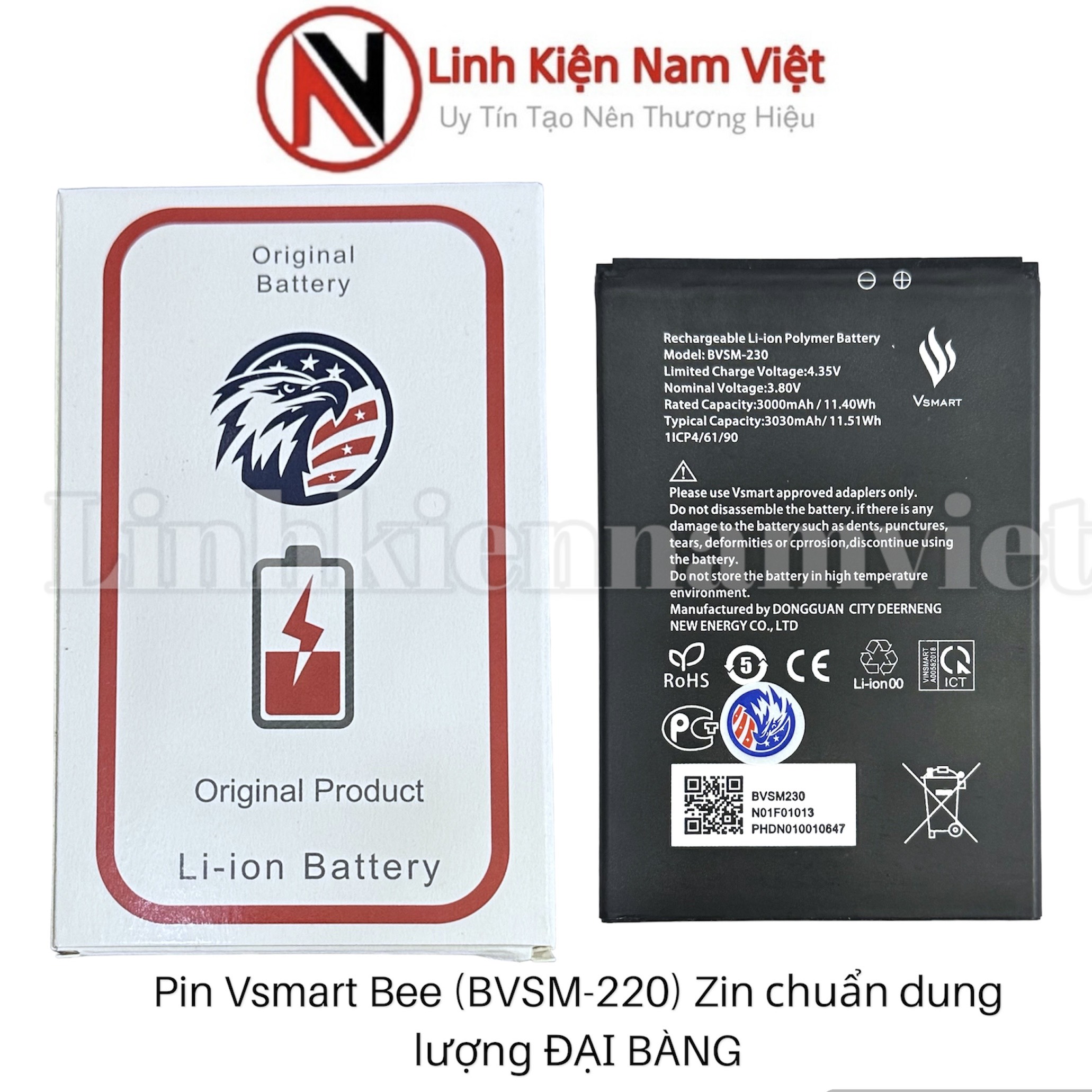 Pin Vsmart Bee (Zin Đại Bàng (Bvsm-220)