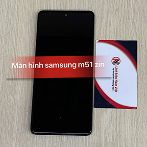 Màn hình Samsung M51 zin khung bốc máy