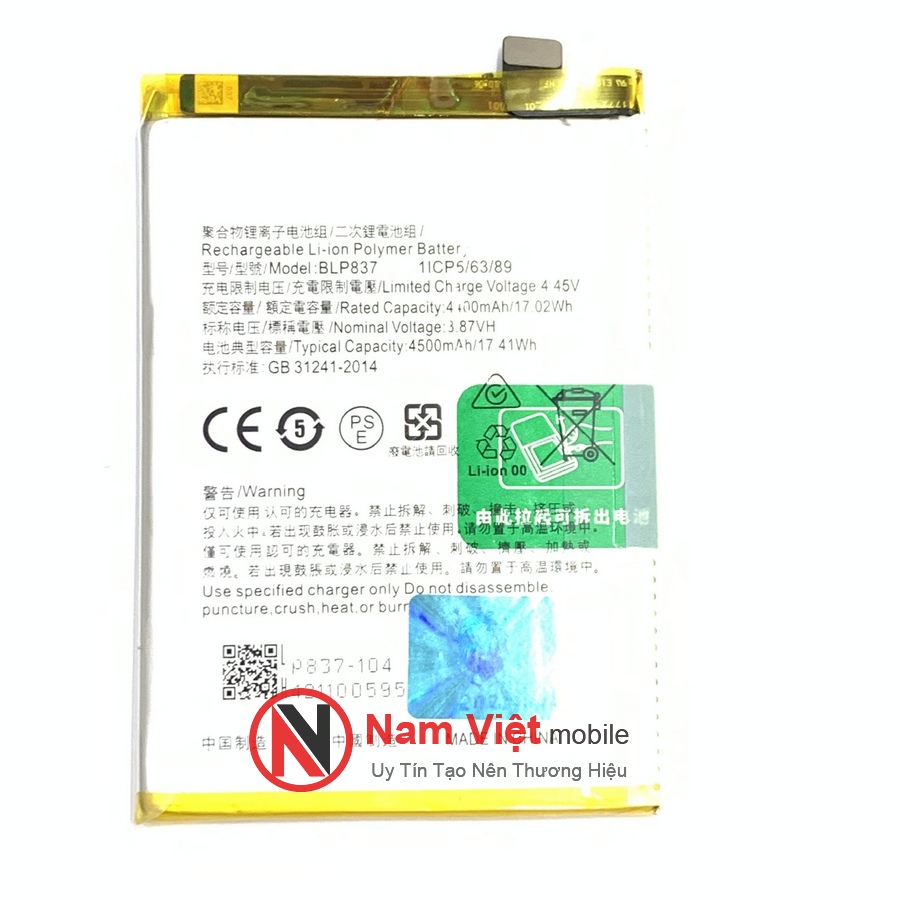 Pin Oppo Realme 8 Pro ( BLP837 )