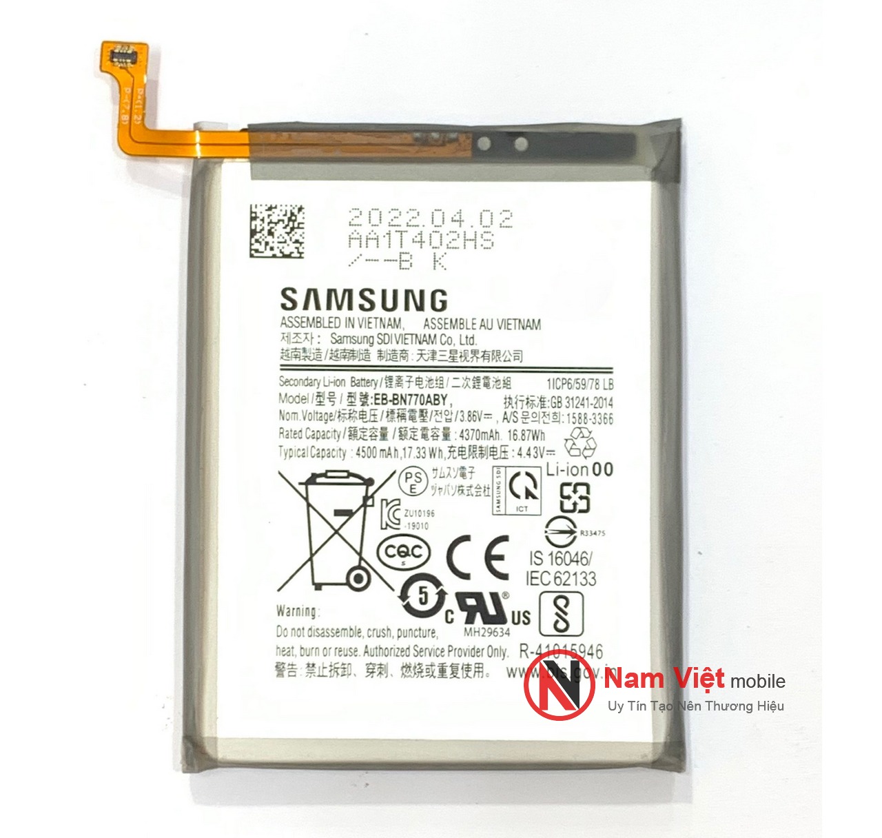 Thay pin Samsung Note 10 Lite
