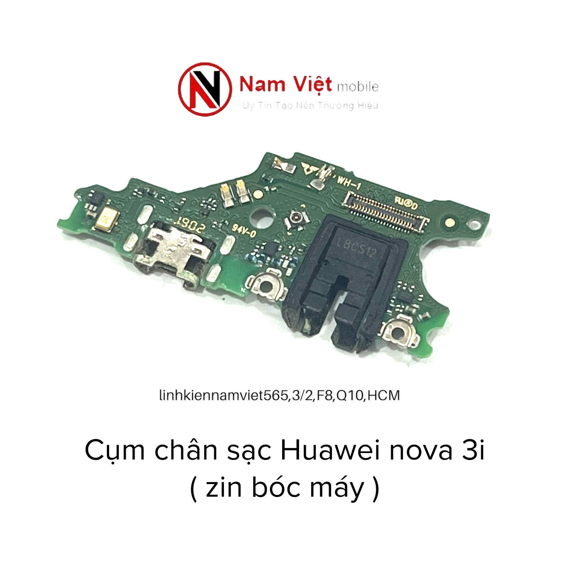Cụm chân sạc Huawei Nova 3i.