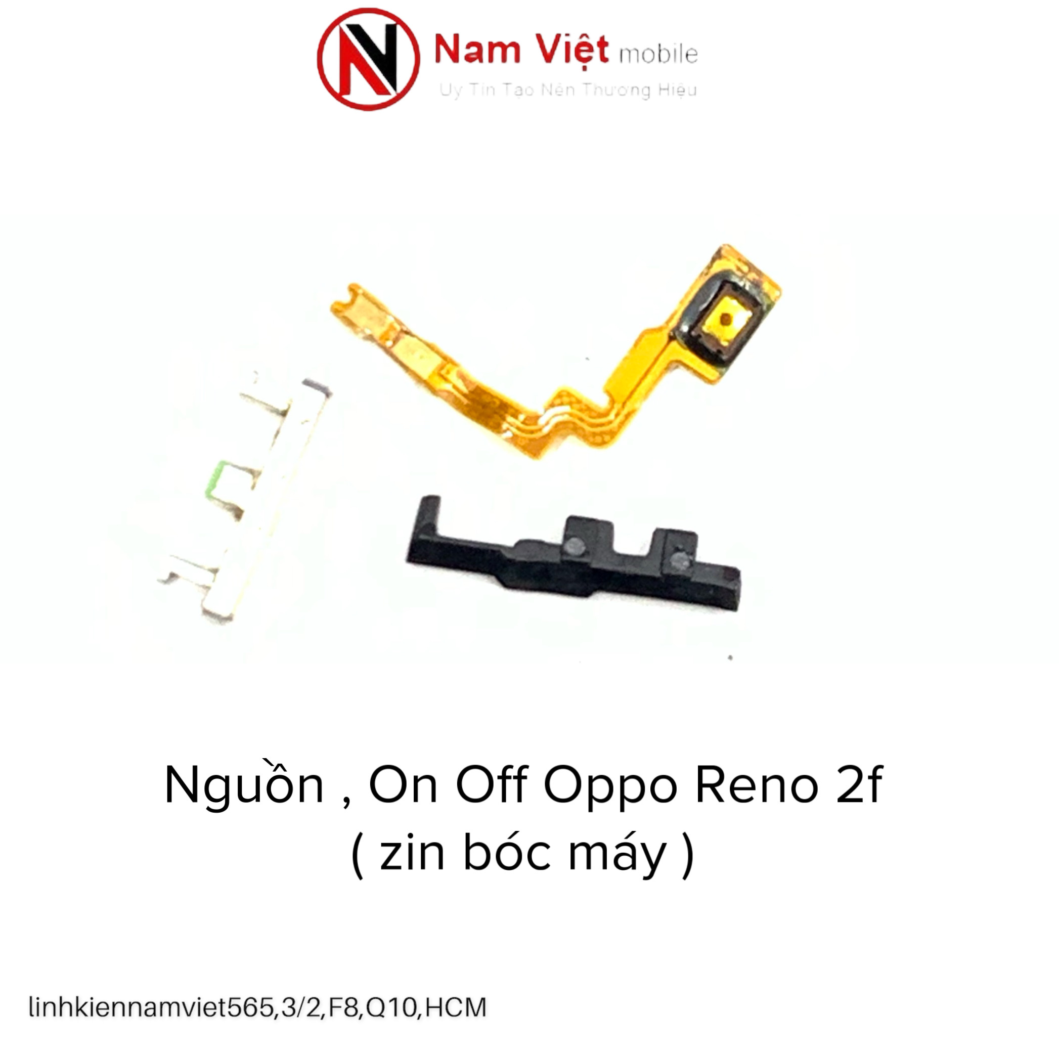 Dây nút nguồn On Off Oppo Reno 2F ( zin bóc máy )