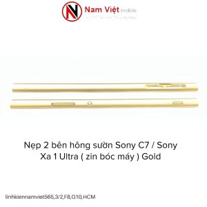 Nẹp hai bên sườn Sony C7 / Xa 1 Ultra ( zin bóc máy )