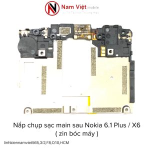 Nắp chụp sạc main sau Nokia 6.1 plus / X6 ( zin bóc máy )