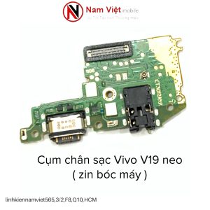 Cụm chân sạc Vivo V19 neo ( zin bóc máy )