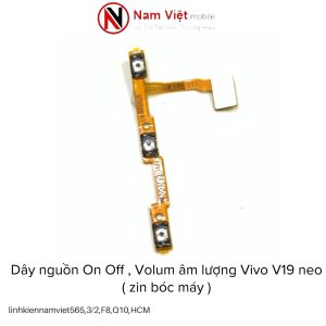 On/Off nguồn Volum âm lượng Vivo V19 Neo ( Zin bóc máy )