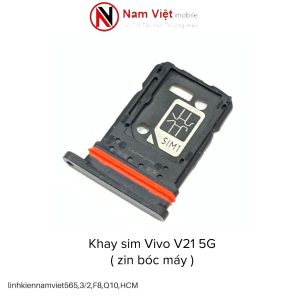 Khay sim Vivo V21 5G zin bóc máy