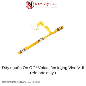 Dây nút nguồn On Off , Volum âm lượng Vivo V11i ( zin bóc máy )