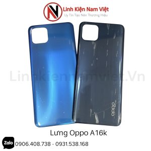 Nắp lưng Oppo A16k ZIN ( không kèm kính camera )