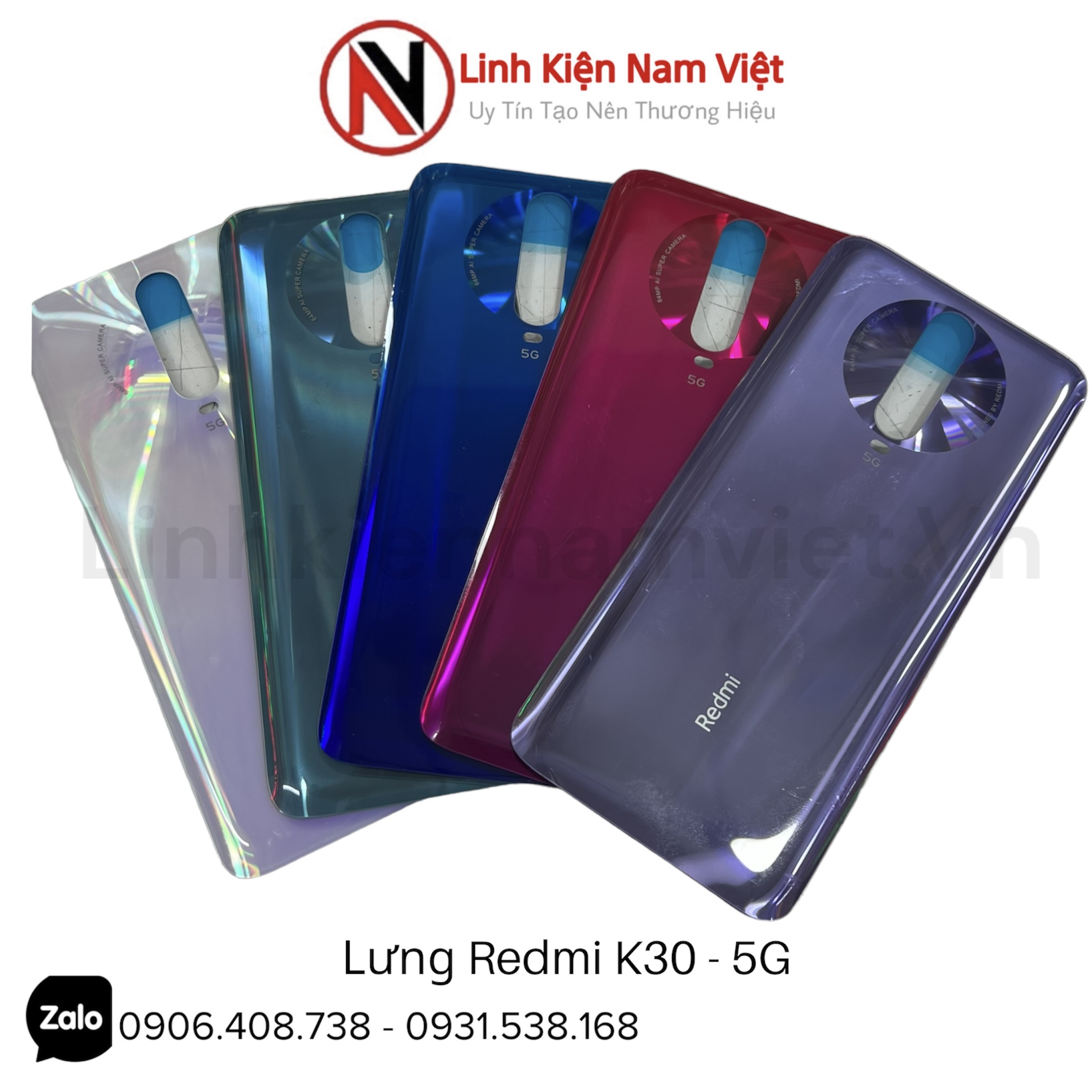 Nắp lưng Xiaomi Redmi K30 – 5G ZIN ( không kèm kính camera )
