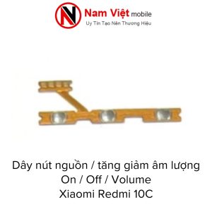 Dây Nút Nguồn On - Off / Volume Tăng Giảm Âm Lượng Xiaomi Redmi 10C