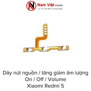 Dây Nút Nguồn On - Off / Volume Tăng Giảm Âm Lượng Xiaomi Redmi 5