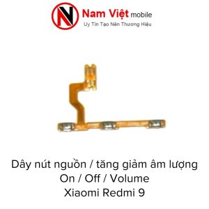 Dây Nút Nguồn On - Off / Volume Tăng Giảm Âm Lượng Xiaomi Redmi 9