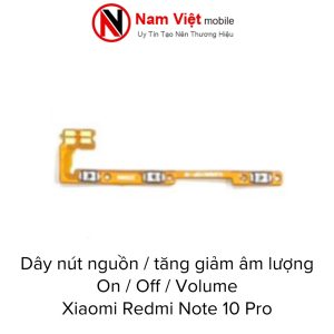 Dây Nút Nguồn On - Off / Volume Tăng Giảm Âm Lượng Xiaomi Redmi Note 10 Pro