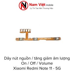 Dây Nút Nguồn On - Off / Volume Tăng Giảm Âm Lượng Xiaomi Redmi Note 11 - 5G