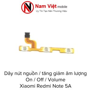 Dây Nút Nguồn On - Off / Volume Tăng Giảm Âm Lượng Xiaomi Redmi Note 5A