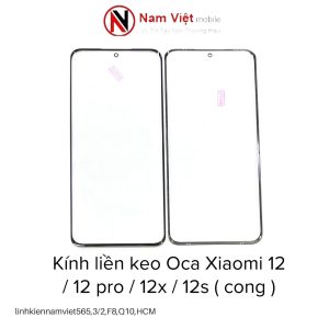 Kính liền keo Oca Xiaomi 12 / 12 pro / 12x / 12s ( cong )