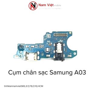 Cụm chân sạc Samsung A03