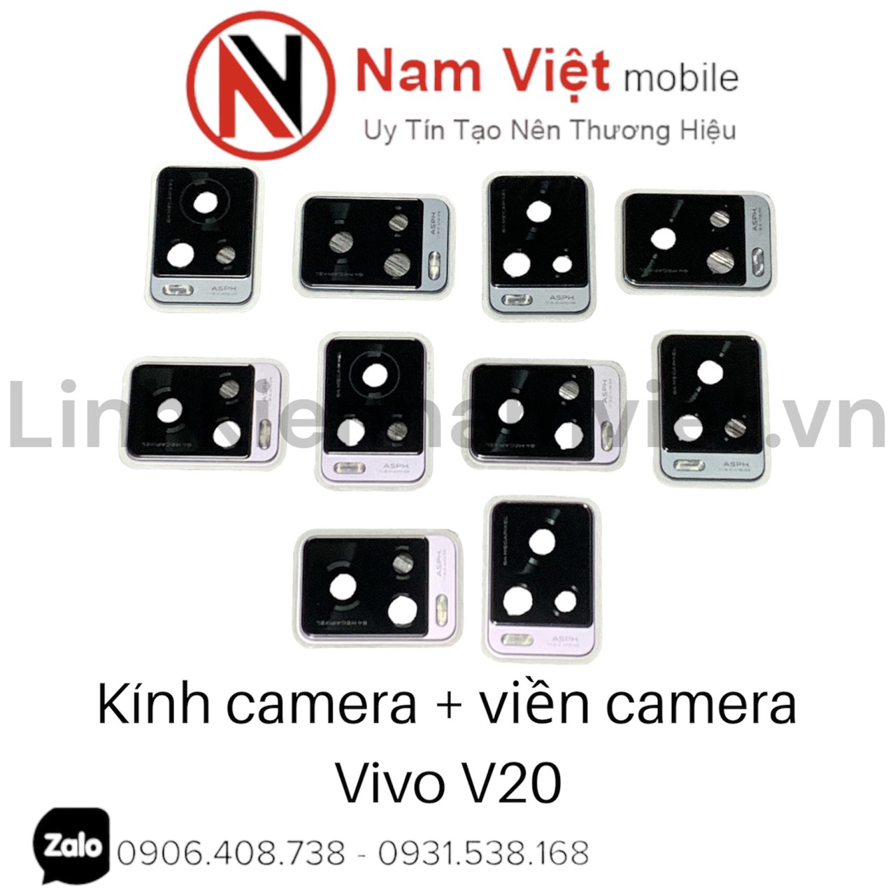 Lentille Caméra Arrière Pour Vivo V20 SE - Remplacement - Noir - Neuf Sous Blister