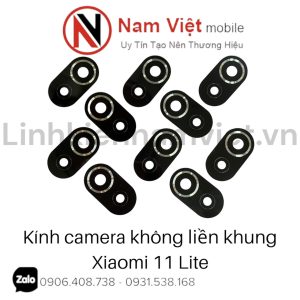 Kính Camera Không Liền Khung Xiaomi 11 Lite