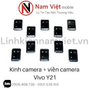 Kính camera + viền camera Vivo Y21