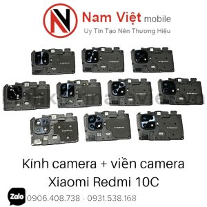 Kính camera + viền camera Xiaomi Redmi 10C