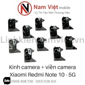 Kính camera + viền camera Xiaomi Redmi note 10 - 5G