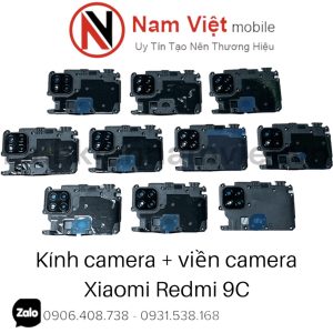 Kính camera + viền camera Xiaomi Redmi 9C