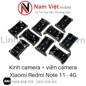 Kính camera + viền camera Xiaomi Redmi Note 11 - 4g