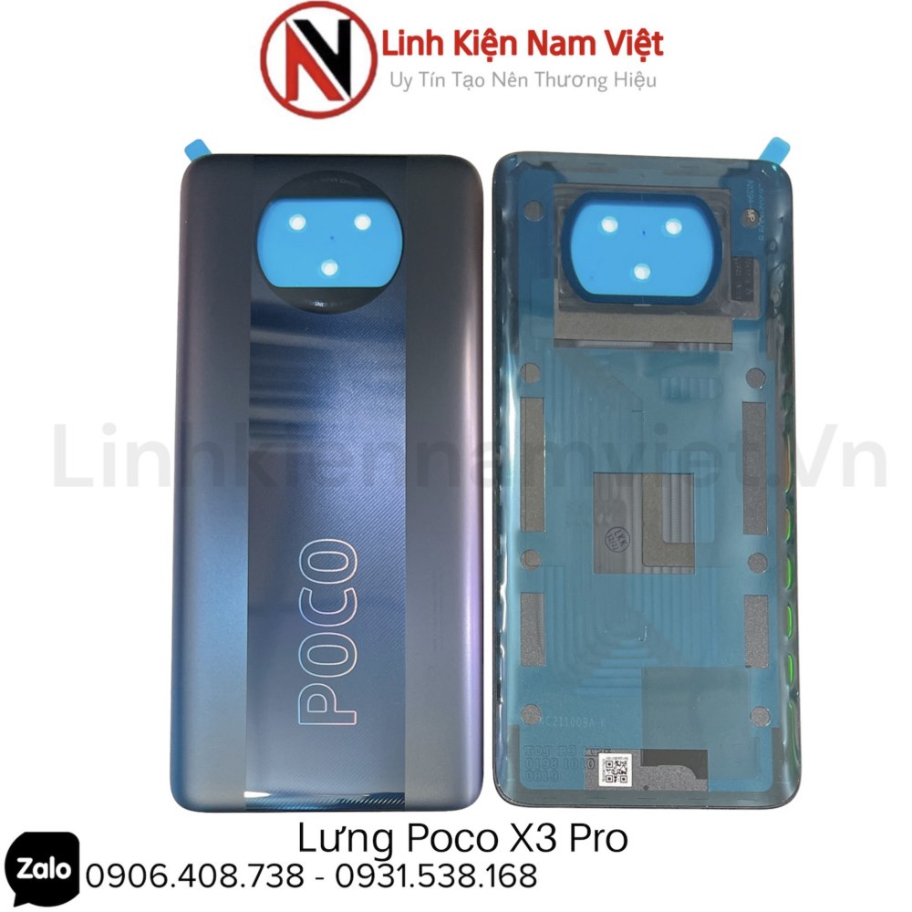 Thay nắp lưng Xiaomi Poco X3 Pro