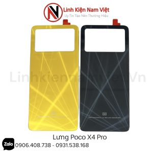 Nắp lưng Xiaomi Poco X4 Pro ZIN ( không kèm kính camera )