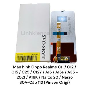 Màn hình Oppo Realme C11 / C12 / C15 / C25 / C12Y / A15 / A15s / A35 - 2021 / A16K / Narzo 20 / Narzo 30A-Cáp 113 (Pinsen Origi)