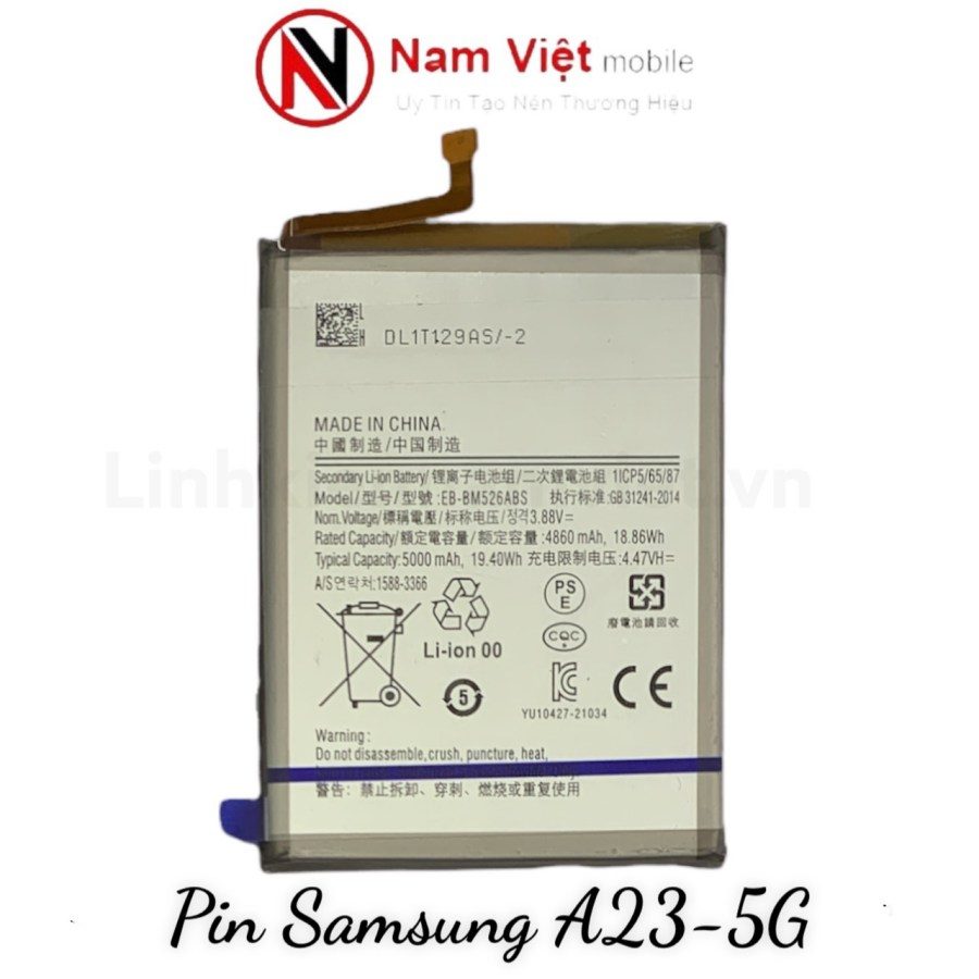 Pin Samsung A23 - 5G_iphonenamviet.vn