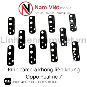 Kính camera không liền khung Oppo Realme 7