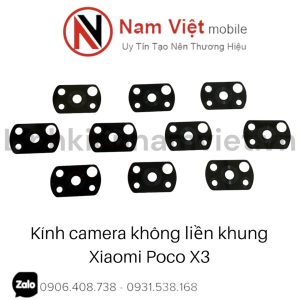 Kính camera không liền khung Xiaomi Poco X3
